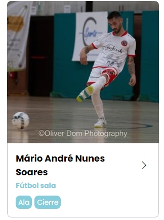 Mário André Nunes Soares se incorpora a la agencia de futsal de JEP Sports