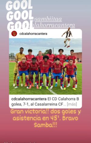 Samba Gnamadio sigue imparable