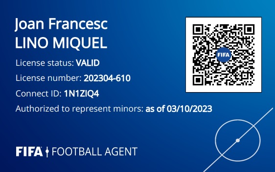 Ya te puedes descargar tu licencia de agente de fútbol fifa