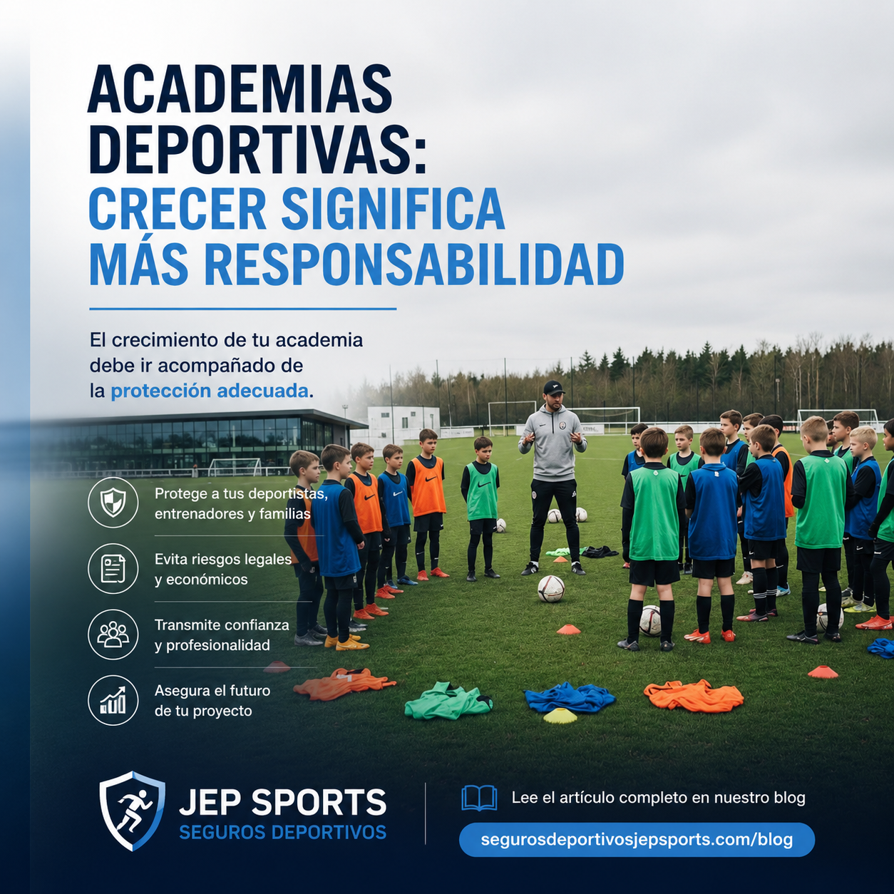 Una academia deportiva que crece, también aumenta su responsabilidad.