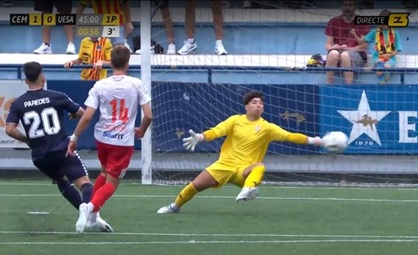 Marc Vazquez debuta con el primer equipo del CE Manresa en el torneig Històrics