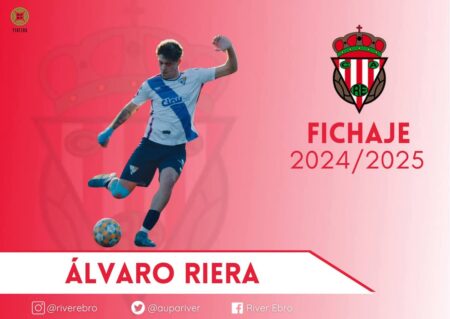 Álvaro Riera se incorpora a JEP Sports Management y ficha por el CA River Ebro