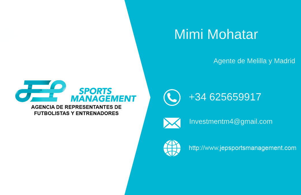 Mimi Mohatar se incorpora como agente de fútbol en JEP Sports