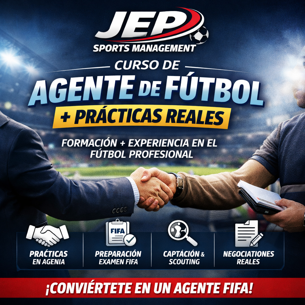 Curso de Agente de Fútbol + Prácticas Reales