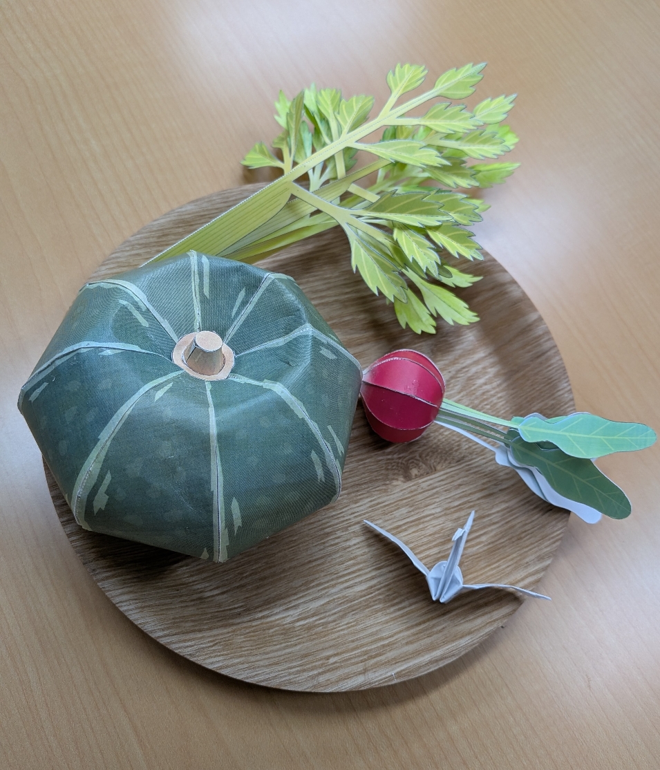 2月のお野菜がやっと完成♪