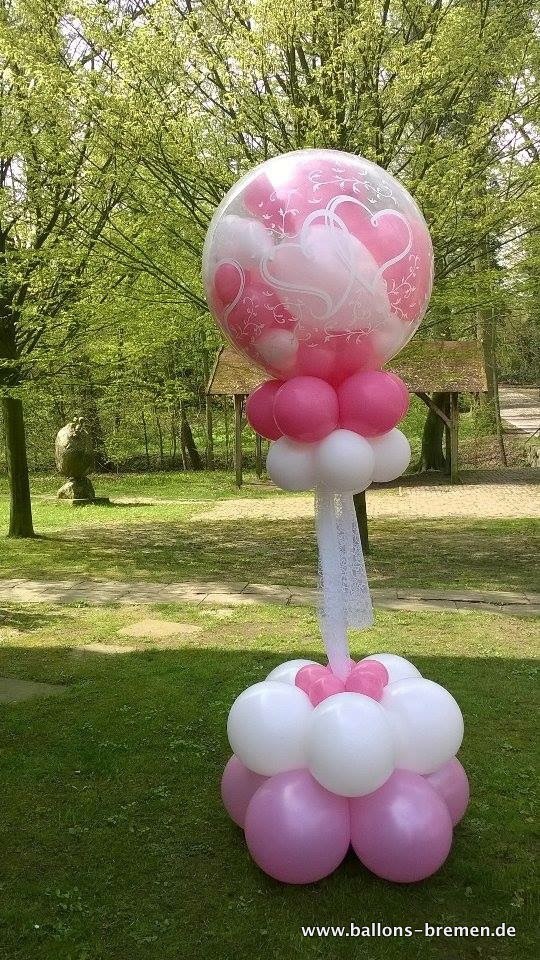 Ballonglück in rosa