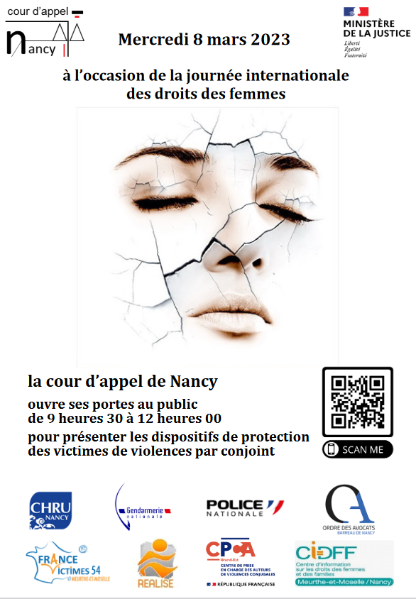 Présentation des dispositifs de protection des victimes de violences par conjoint à la cour d'appel de Nancy