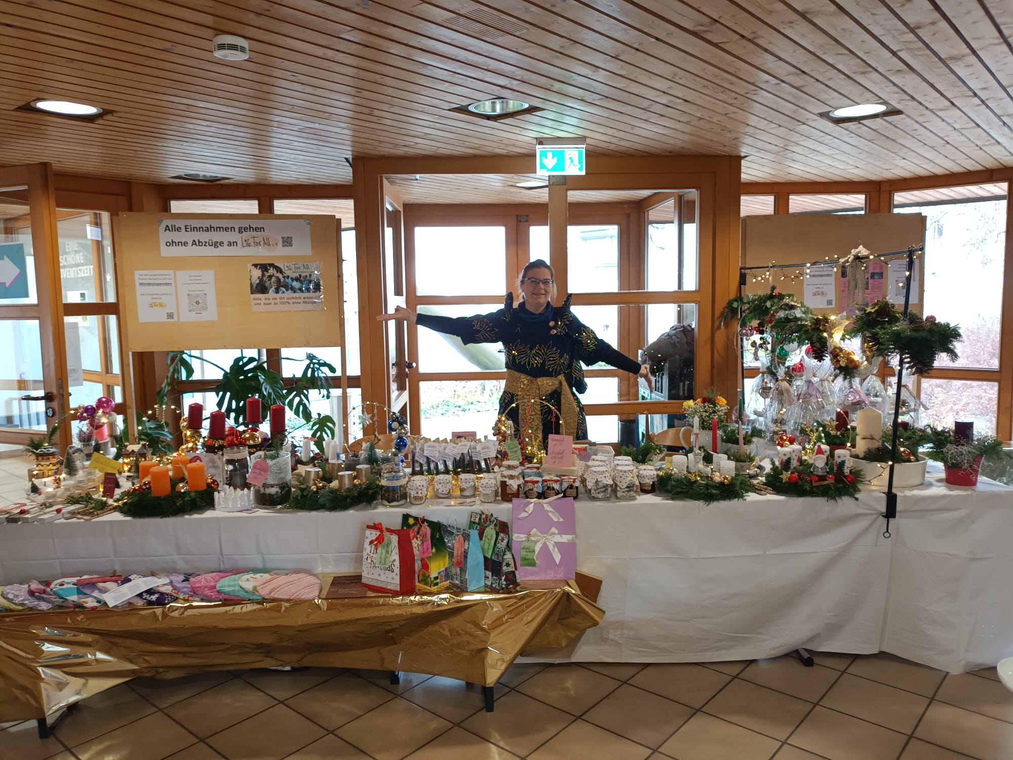 Verkauf im Gemeindehaus