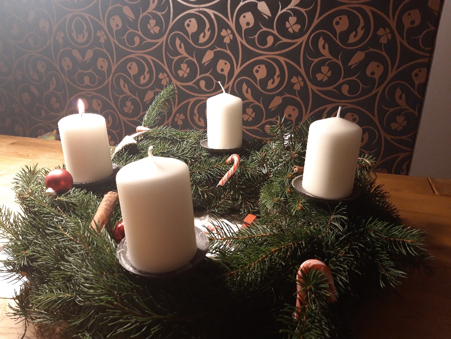 Advent wreath by Daniela