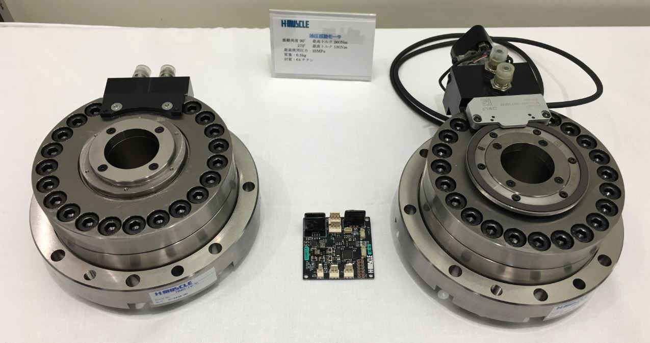 小型・低摺動油圧シリンダー，モータ - H-MUSCLE 油圧ロボット 油圧 