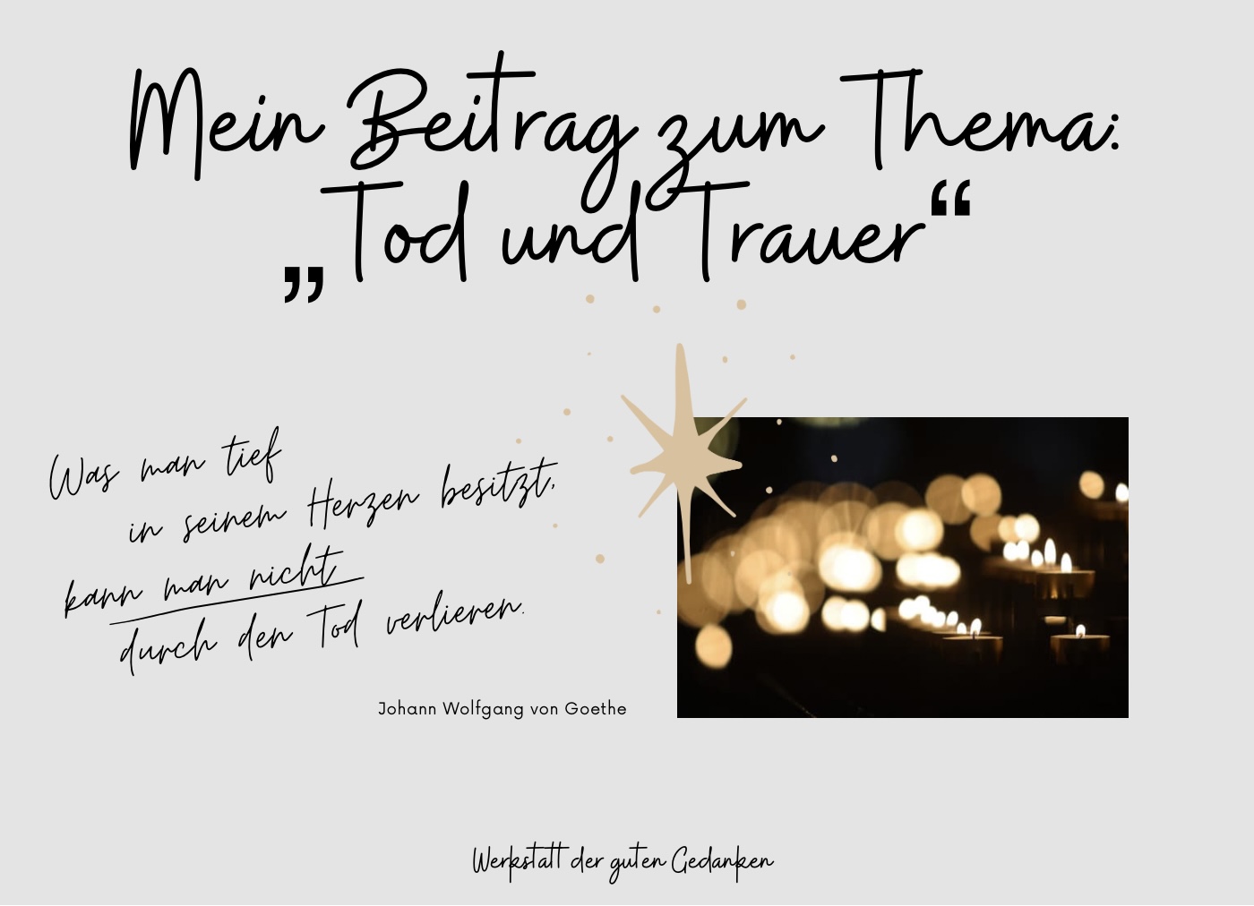 Umgang mit Abschied, Tod und Trauer Teil II