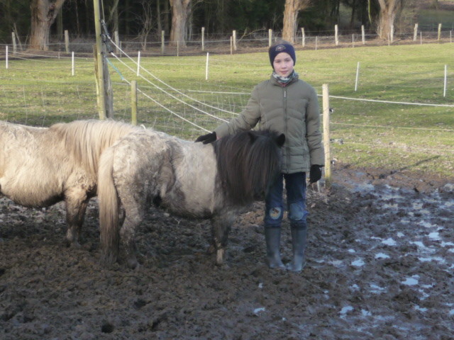 Jane mit Giselle und Pico...