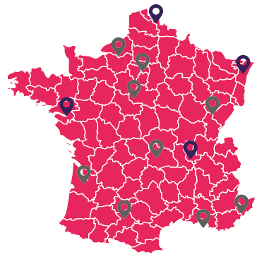 13 métropoles françaises ou Euradio veut se lancer en DAB+
