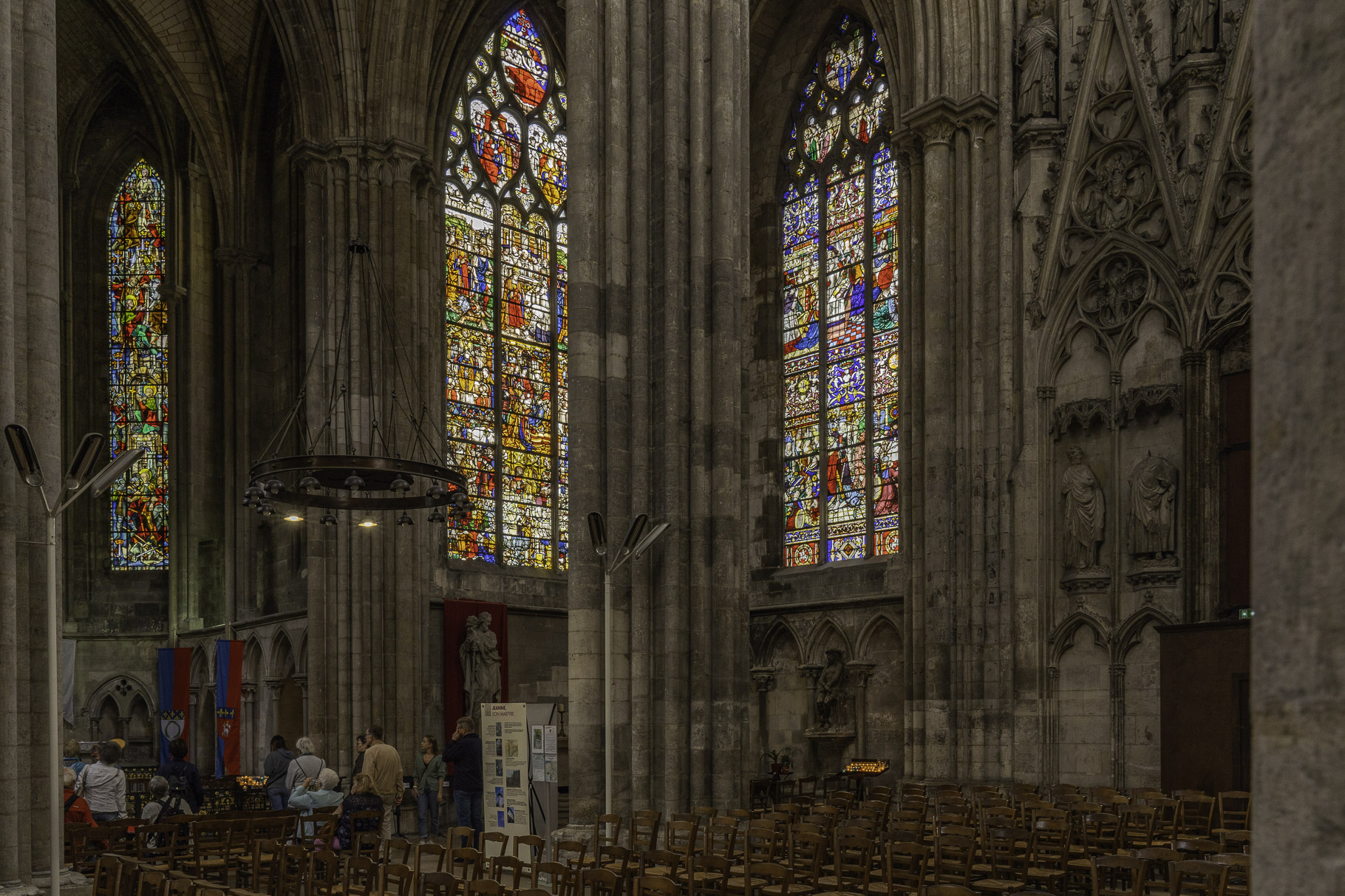 Bild: im Innern der Cathédrale Notre-Dame de Rouen 