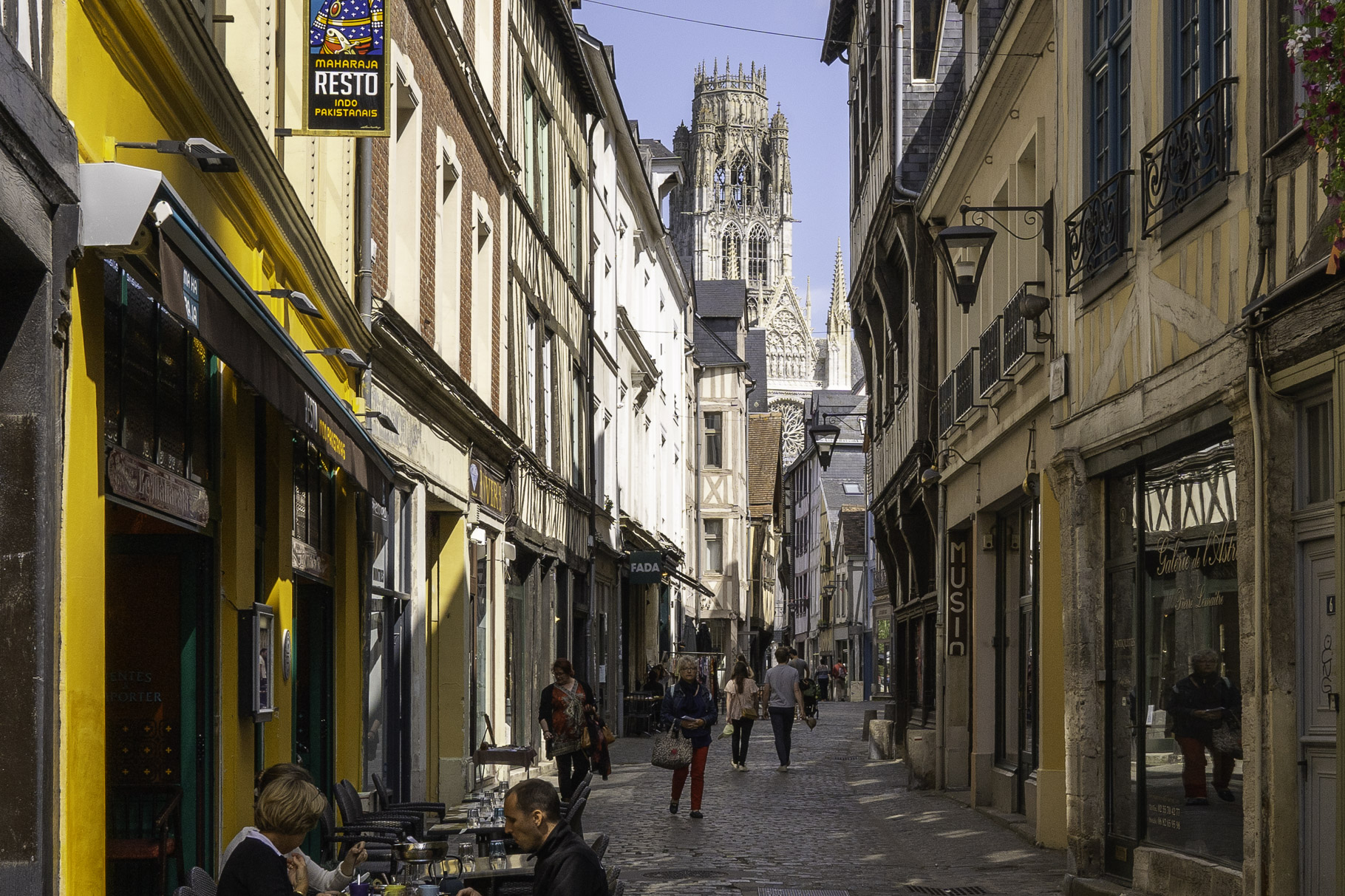 Bild: Rue Damiette in Rouen