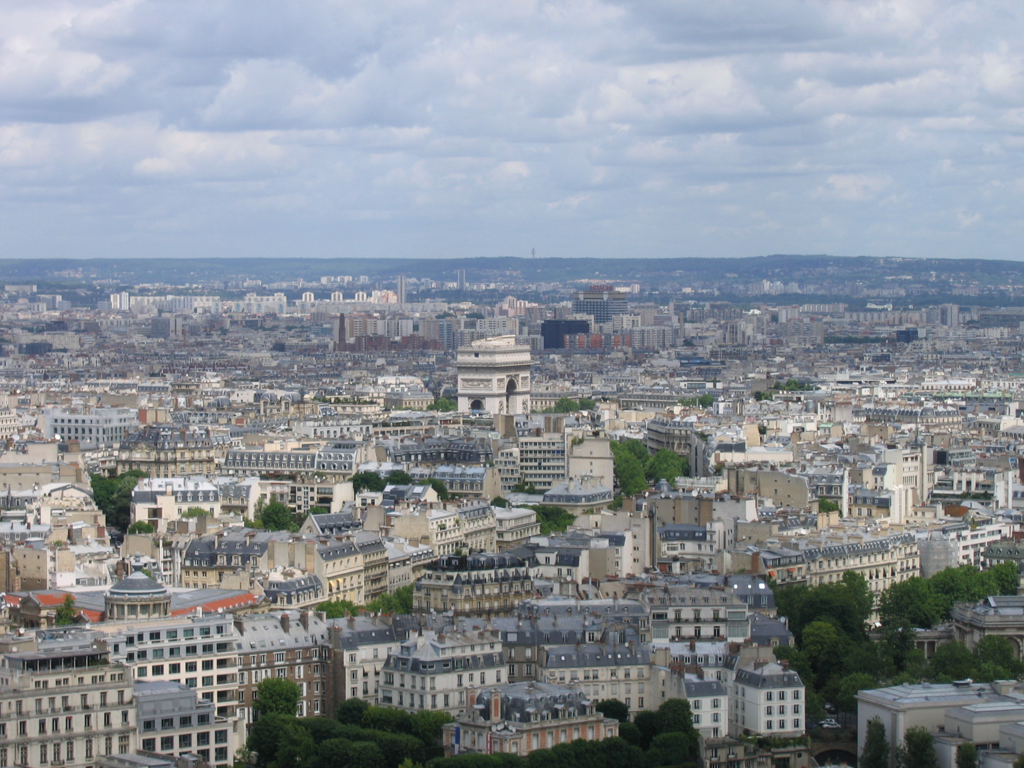  Bild: Ausblick vom Eiffelturm Paris 