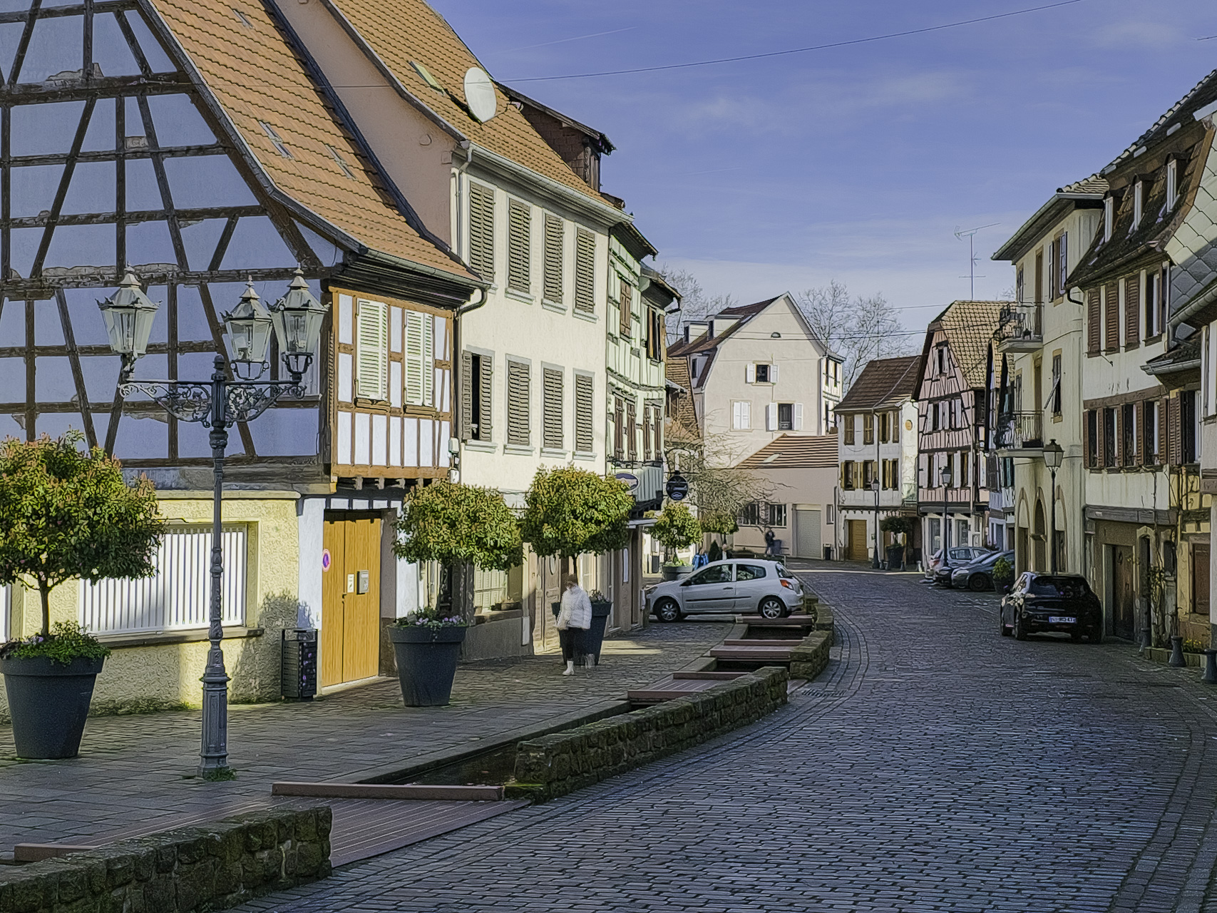 Bild: Bei einem Spaziergang durch Barr in der Rue de la Kirneck