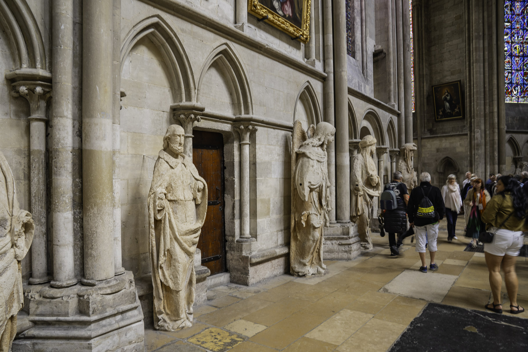 Bild: im Innern der Cathédrale Notre-Dame de Rouen 