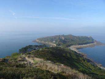 Bild: Aussicht von Trebeurden auf die Küste 