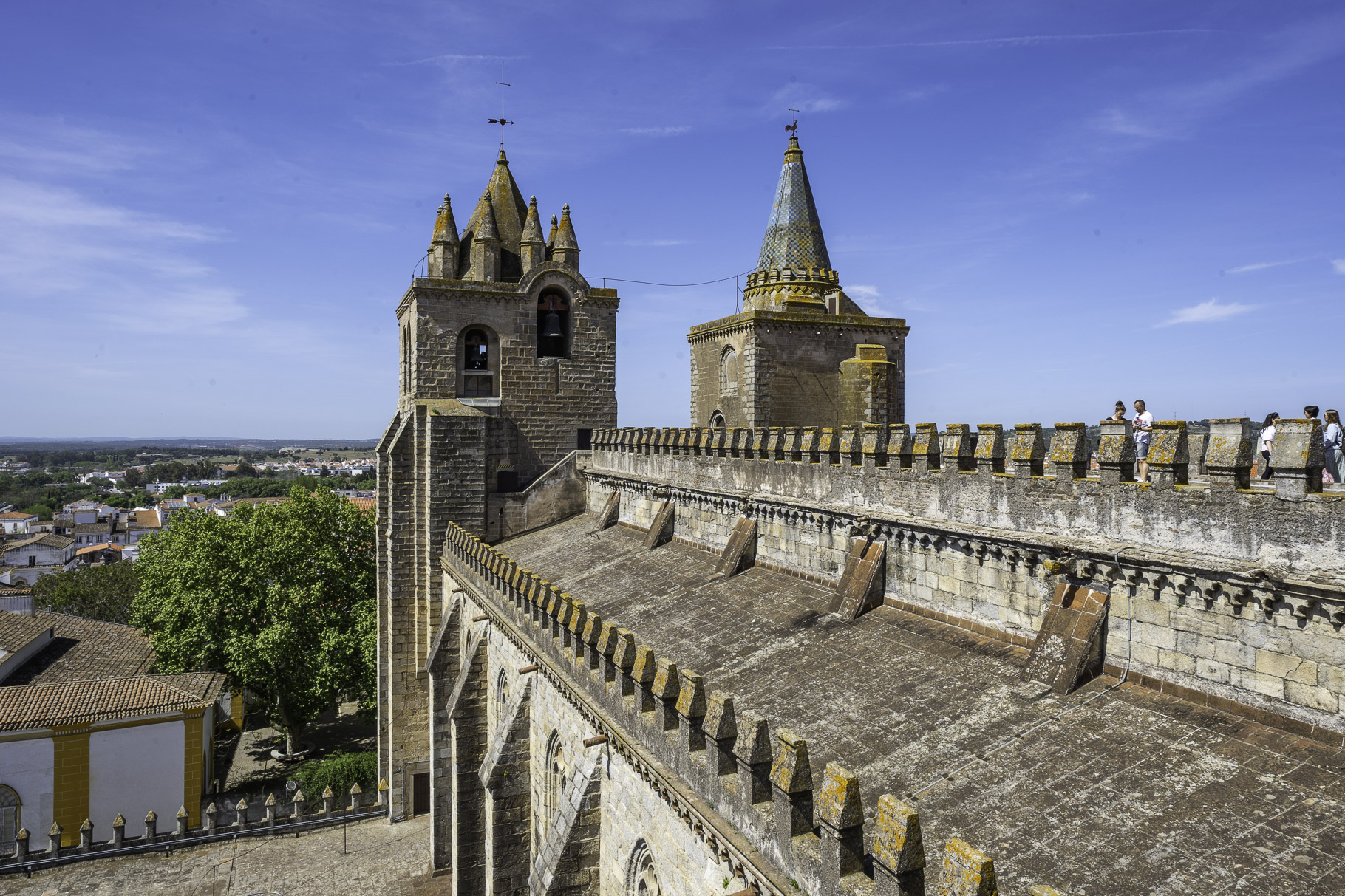 Bild: Auf dem Dach der Catedral de Évora, Portugal 