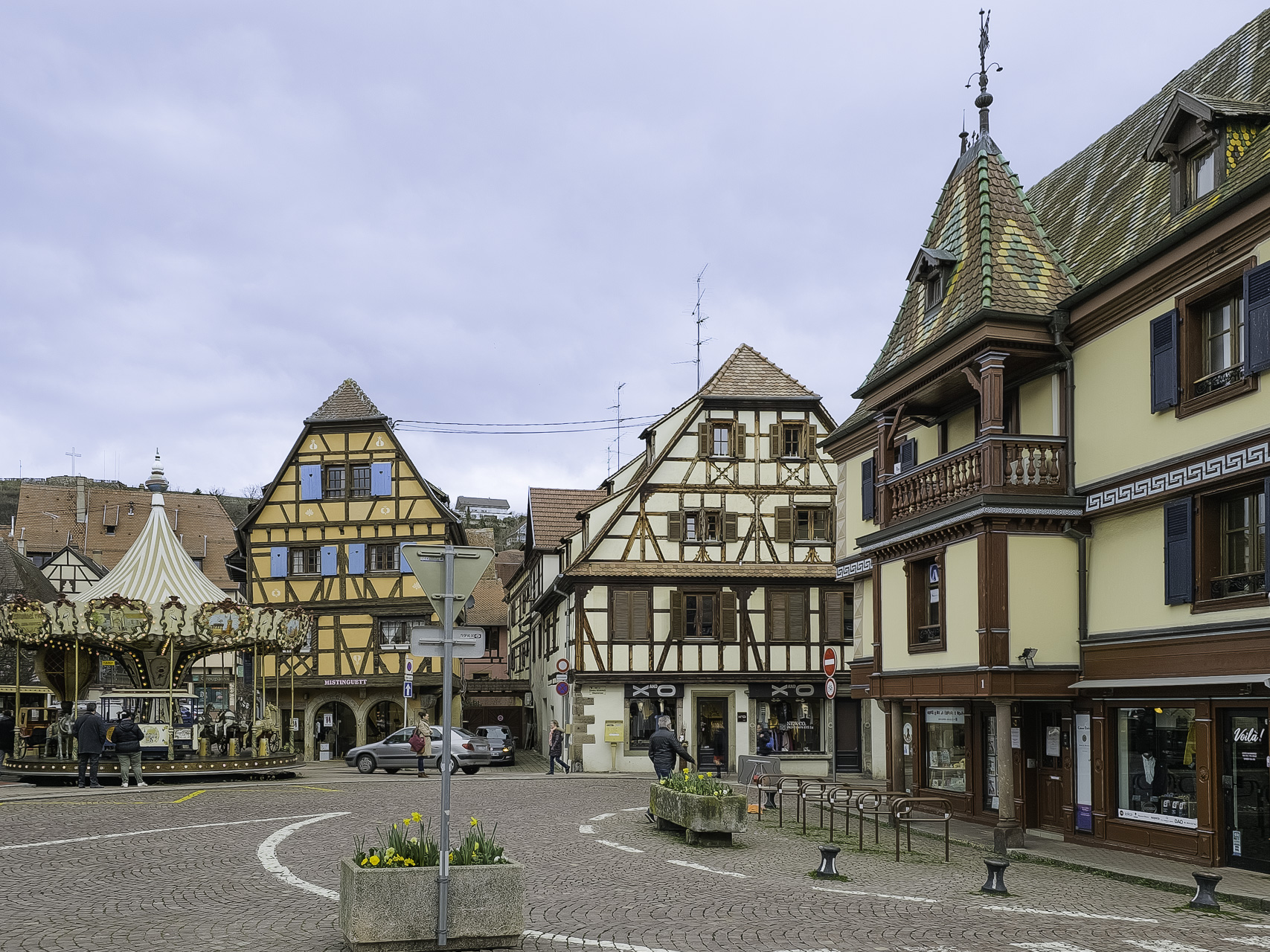 Bild: Am Place d´Étoile, Obernai