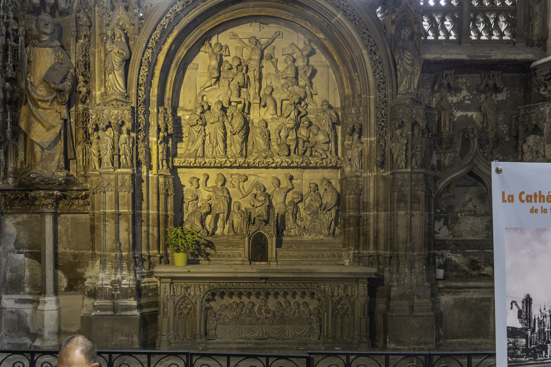 Bild: im Innern der Cathédrale Notre-Dame de Rouen