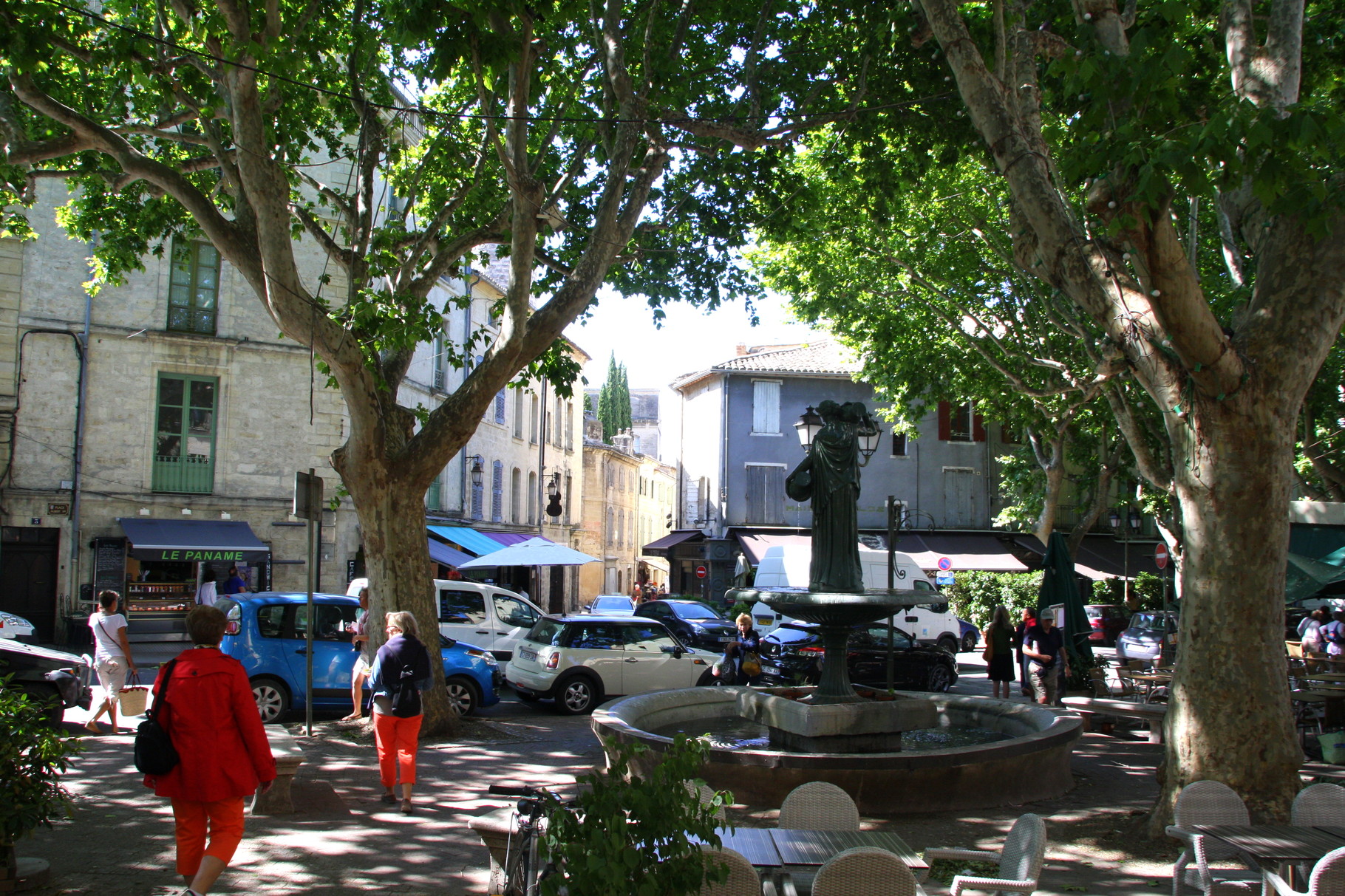 Bild: Fontaine in Uzès