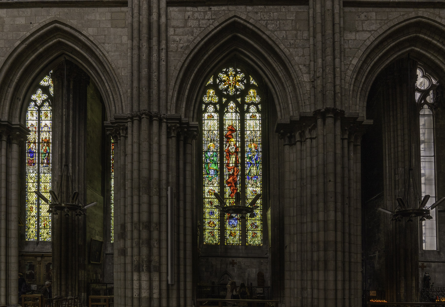 Bild: im Innern der Cathédrale Notre-Dame de Rouen