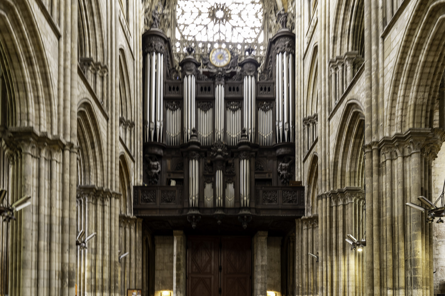 Bild: im Innern der Cathédrale Notre-Dame de Rouen 