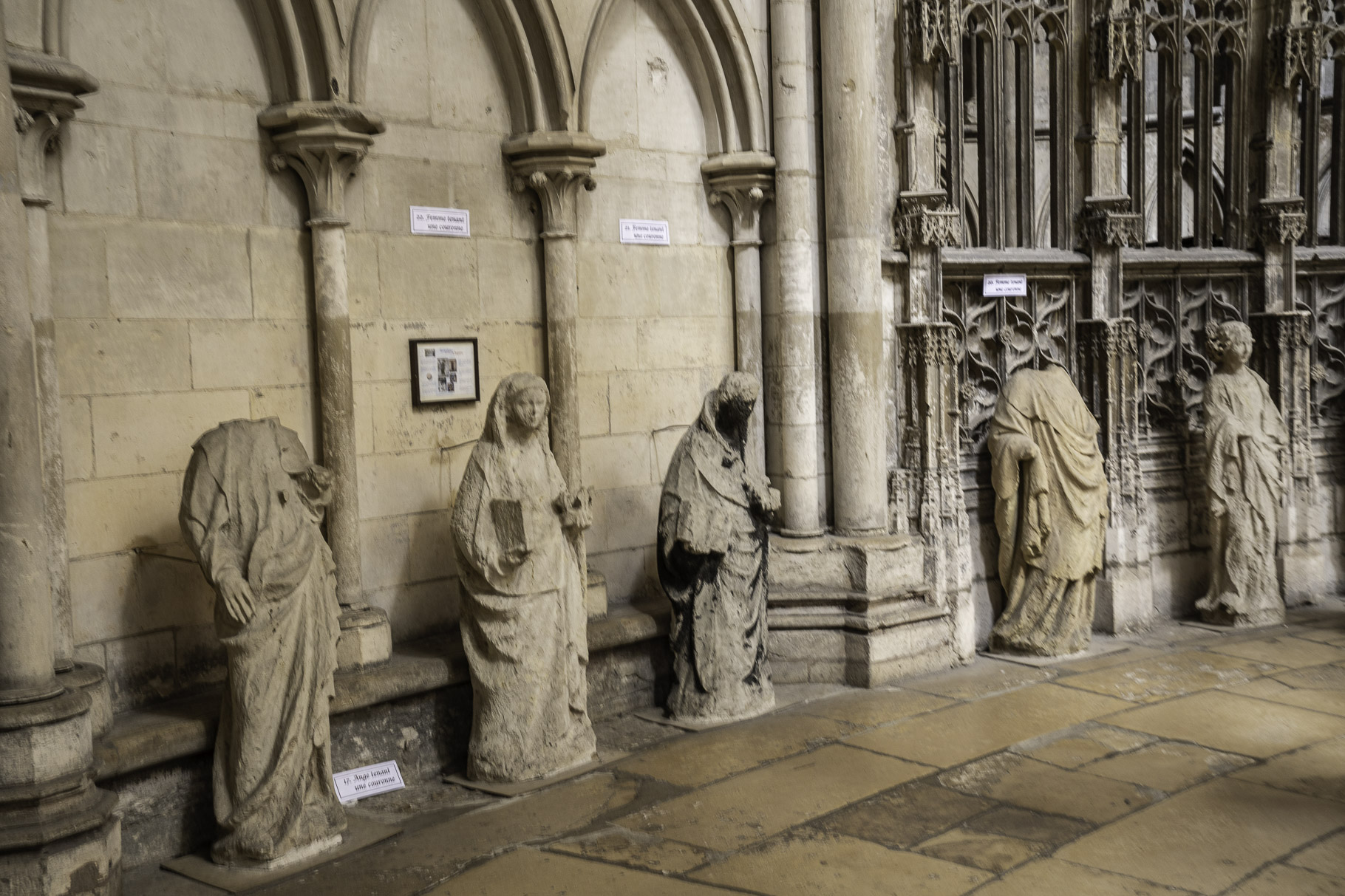 Bild: im Innern der Cathédrale Notre-Dame de Rouen 