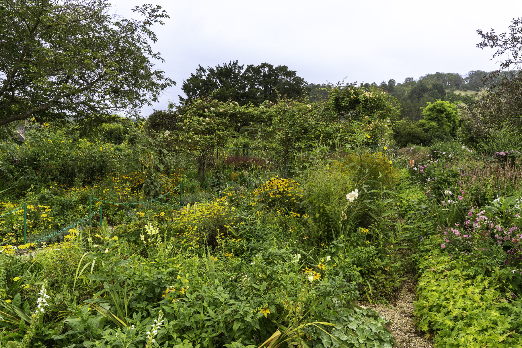 Bild: Im Blumengarten von Claude Monet in Giverny 