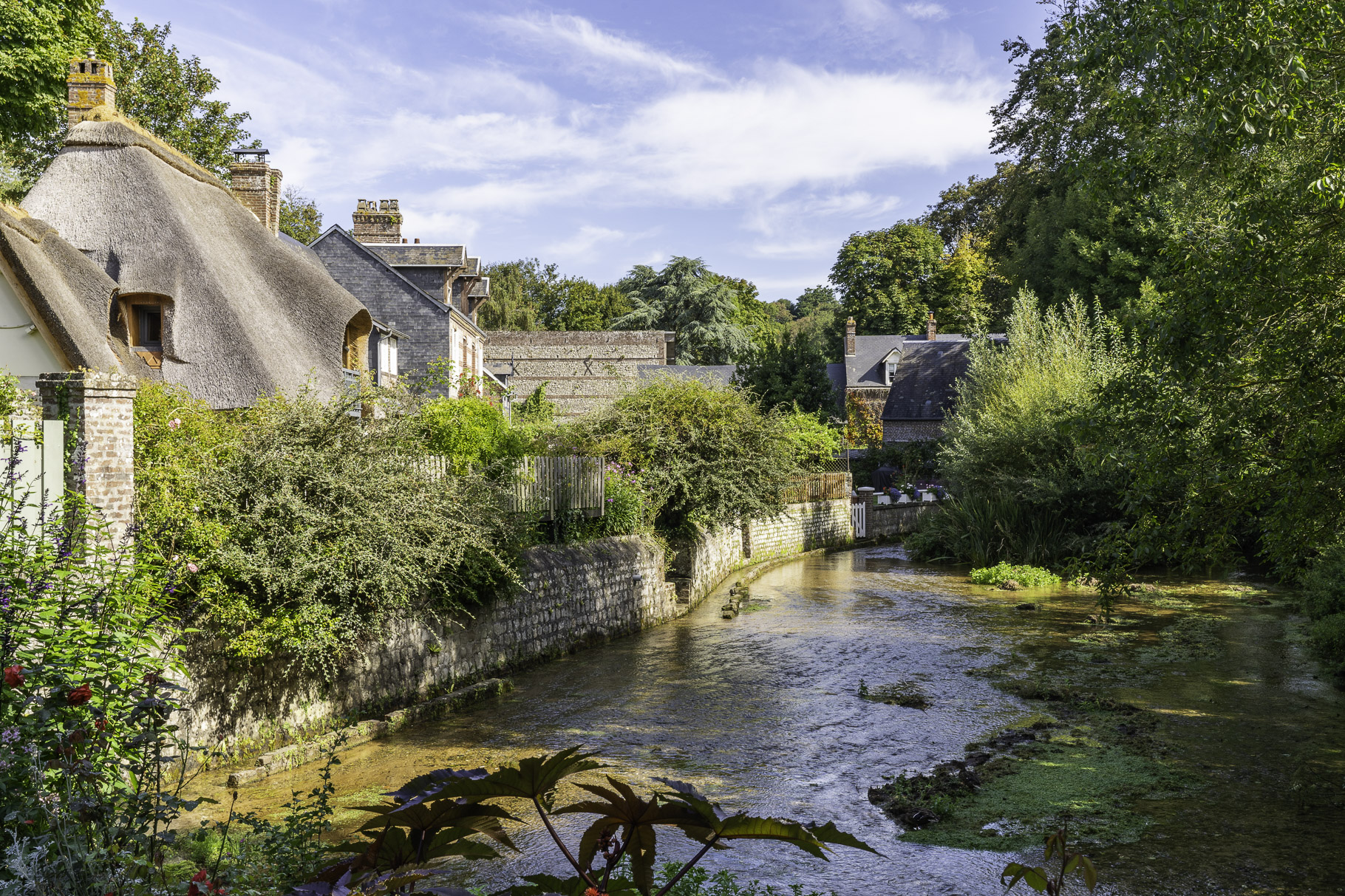 Bild: Rundgang in Veules-les-Roses, Normandie 