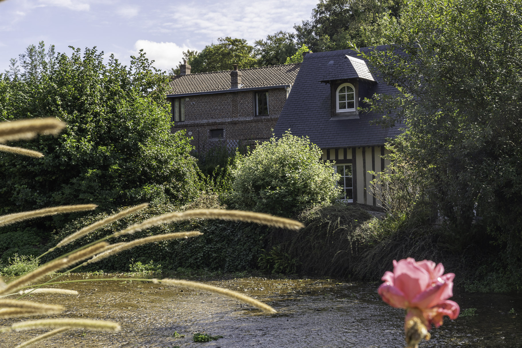 Bild: Rundgang in Veules-les-Roses, Normandie 