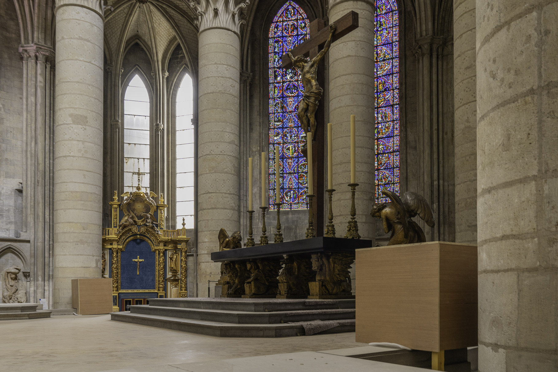 Bild: im Innern der Cathédrale Notre-Dame de Rouen 