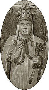 Bild: Jacques Fournier als Papst Benedikt XII. in Avignon