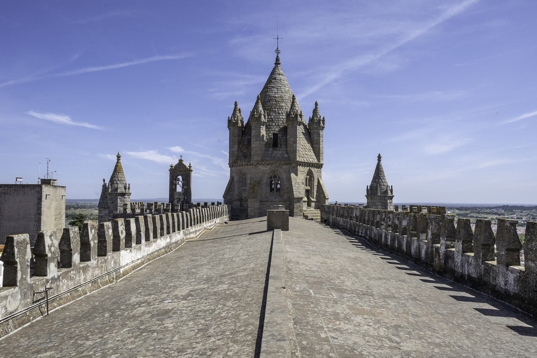 Bild: Auf dem Dach der Catedral de Évora, Portugal