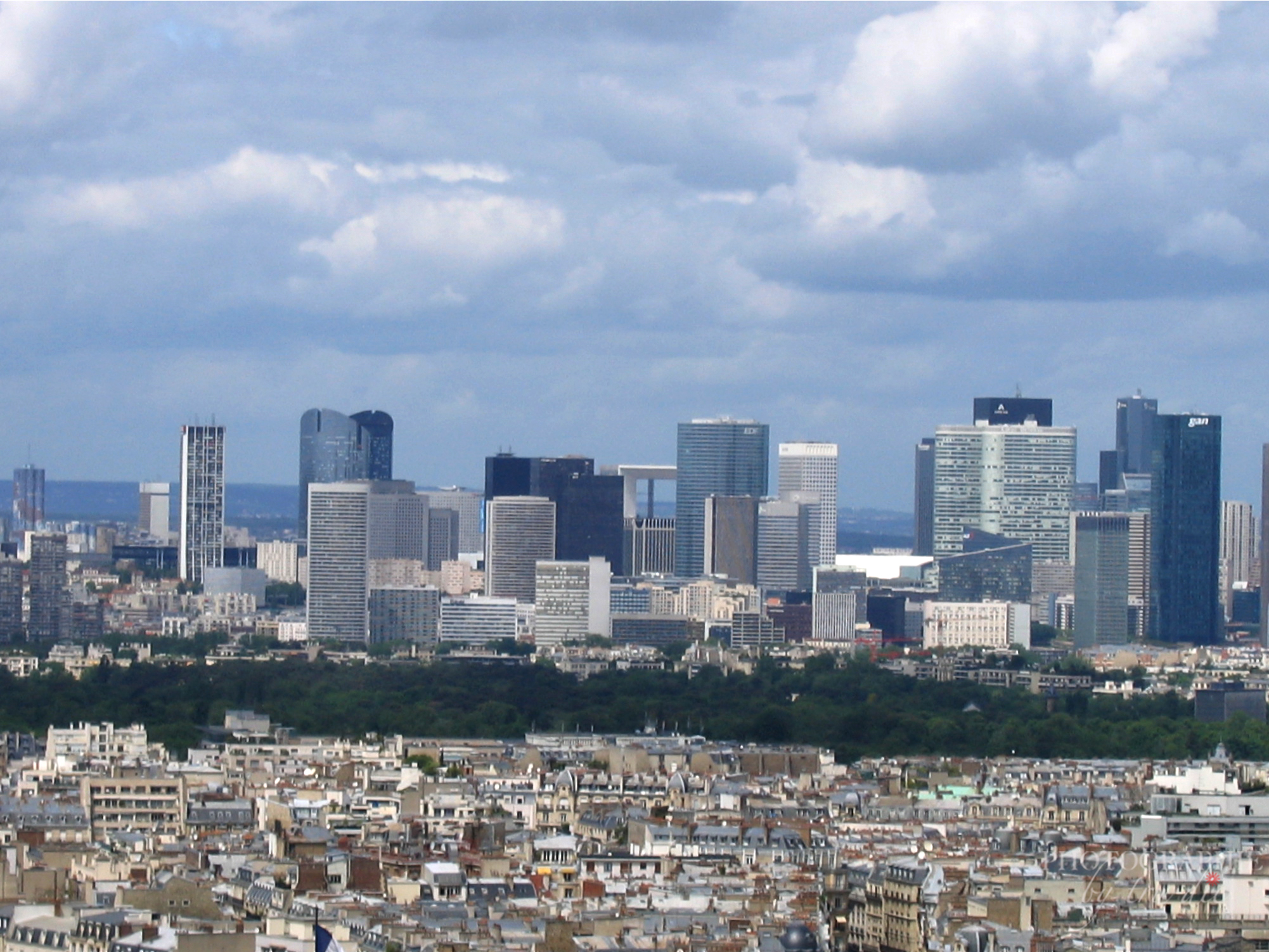 Bild: Ausblick vom Eiffelturm Paris 