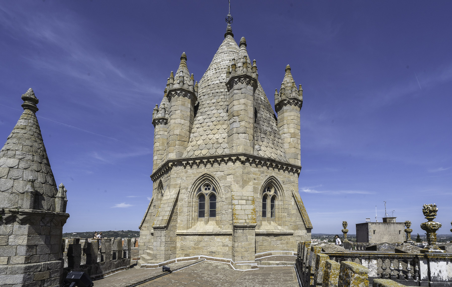 Bild: Auf dem Dach der Catedral de Évora, Portugal 