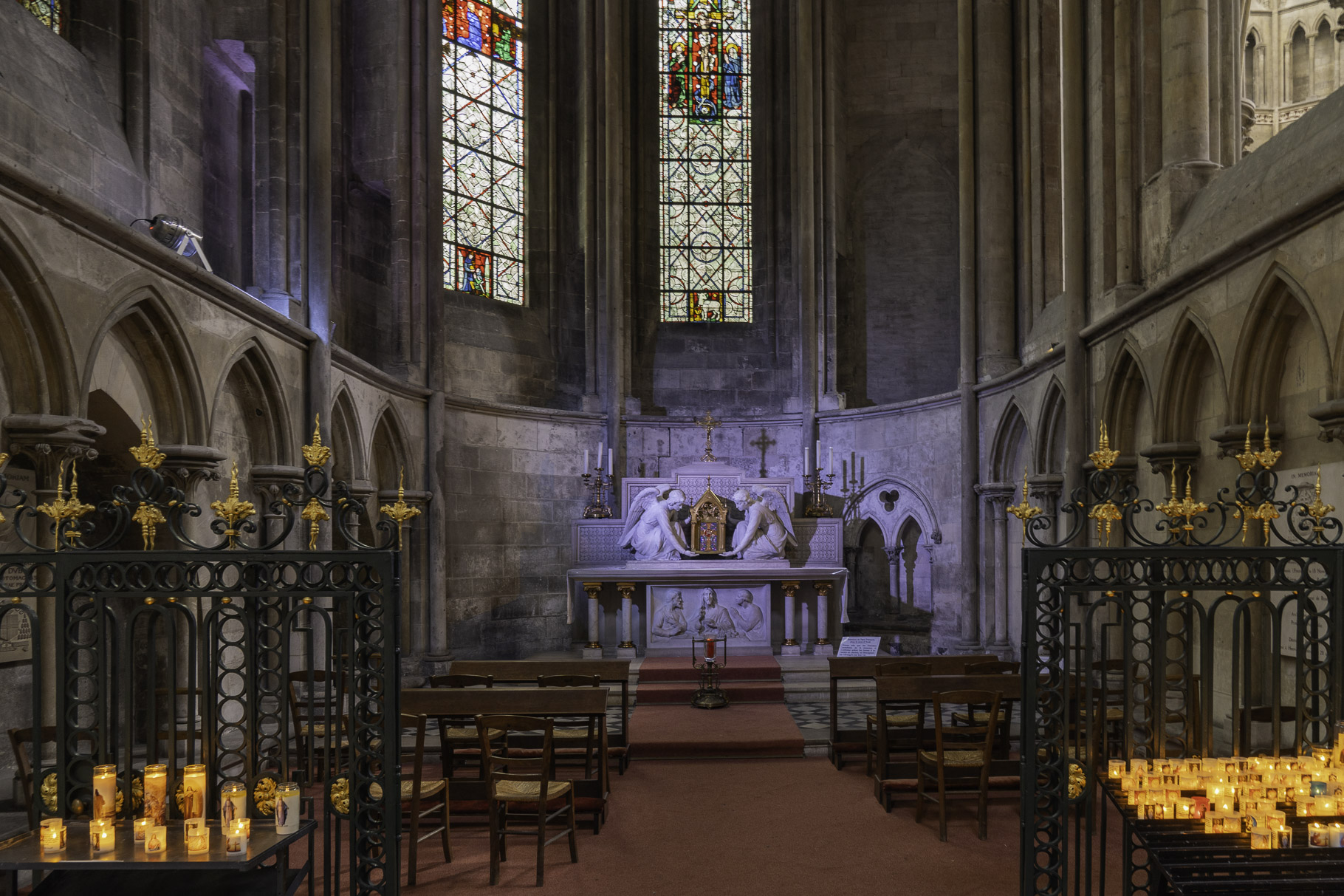 Bild: im Innern der Cathédrale Notre-Dame de Rouen 