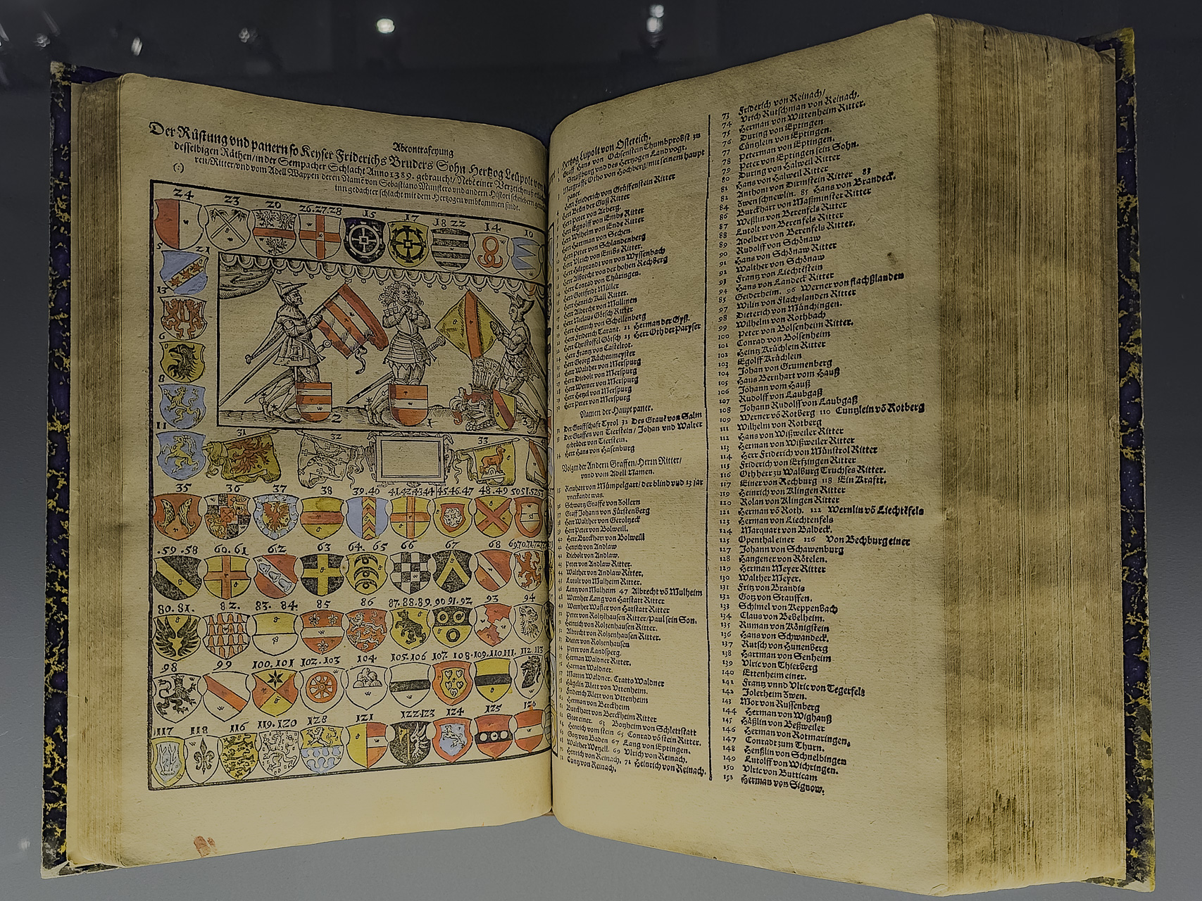 Bild: Elsässer Chronik, 1592 im Musée de l'Œuvre Notre-Dame in Strasbourg