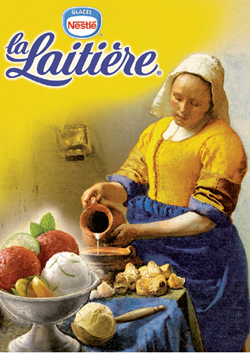 Nestlé, publicité pour "La Laitière"