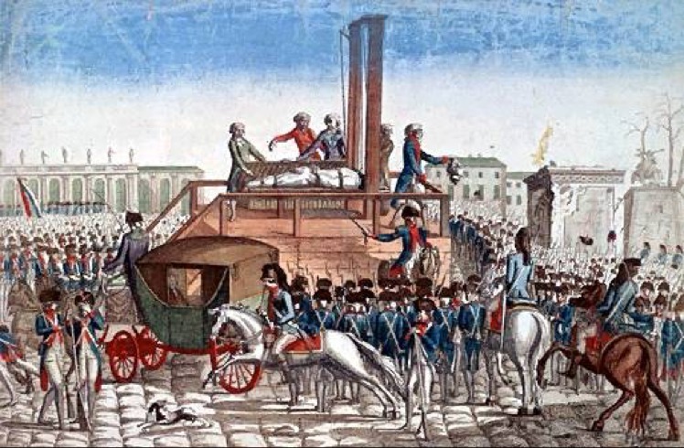 Exécution de Louis XVI - Estampe du Musée Carnavalet