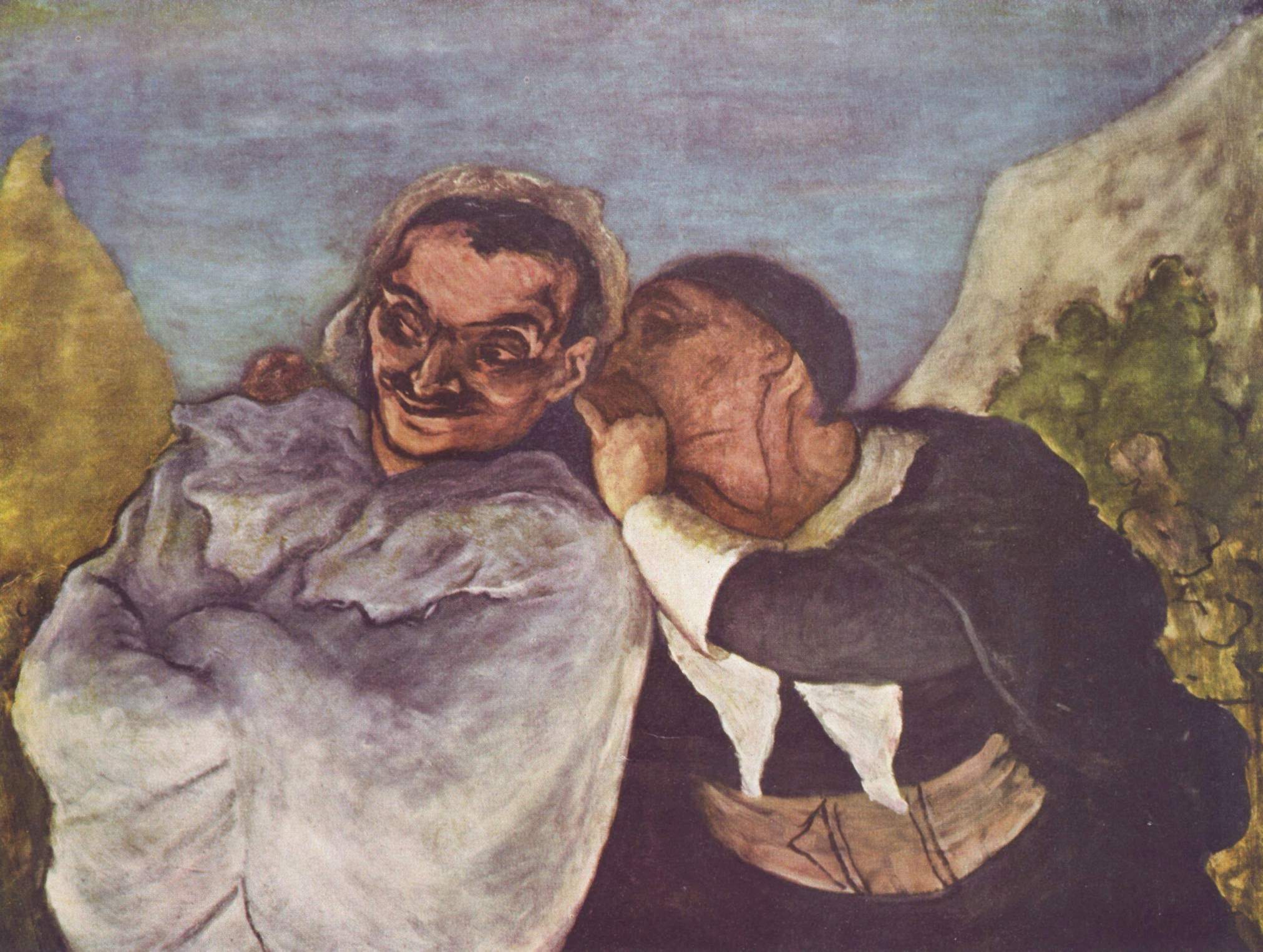 Honoré DAUMIER, Crispin et Scapin, vers 1860, huile sur toile  (61x82 cm)