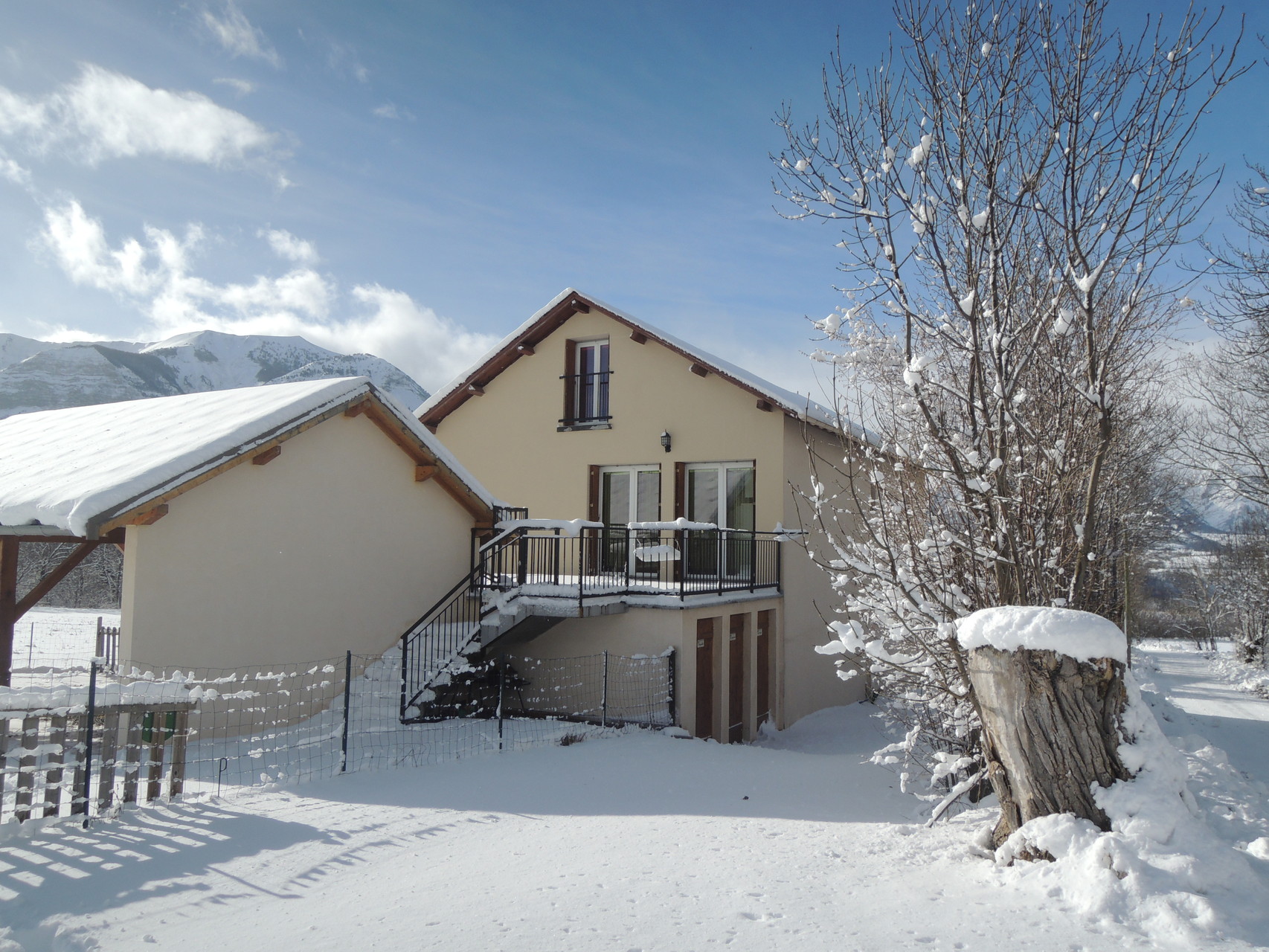gite 6 personnes, l'hiver