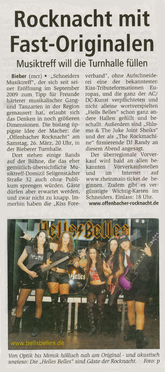 Offenbach Post, 5. Januar 2011