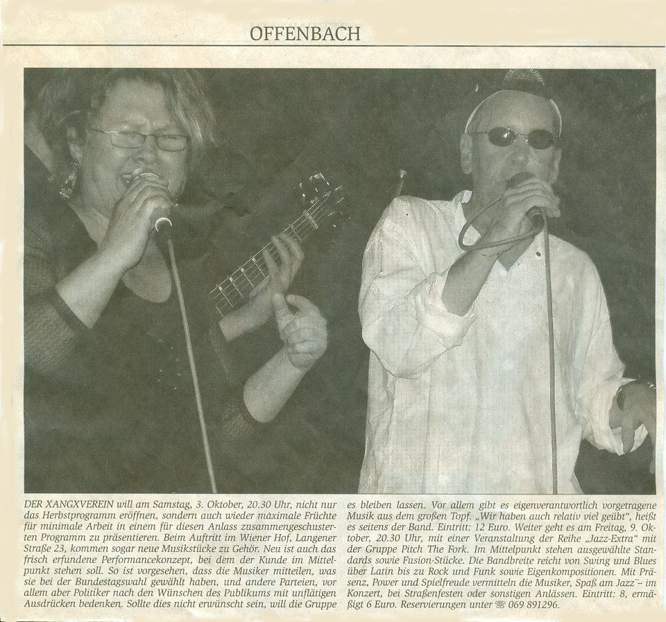 Offenbach Post, 1. Oktober 2009