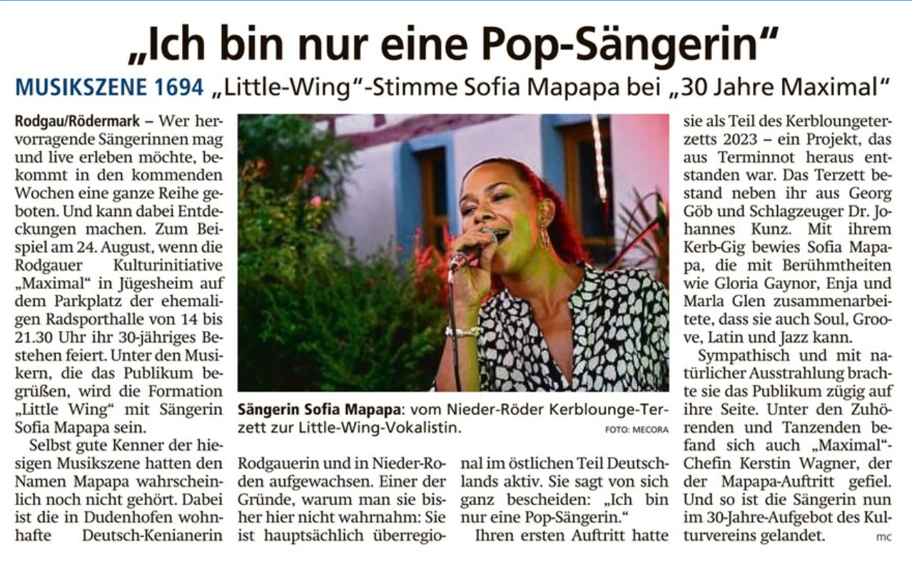 Offenbach Post, 25. Mai 2024