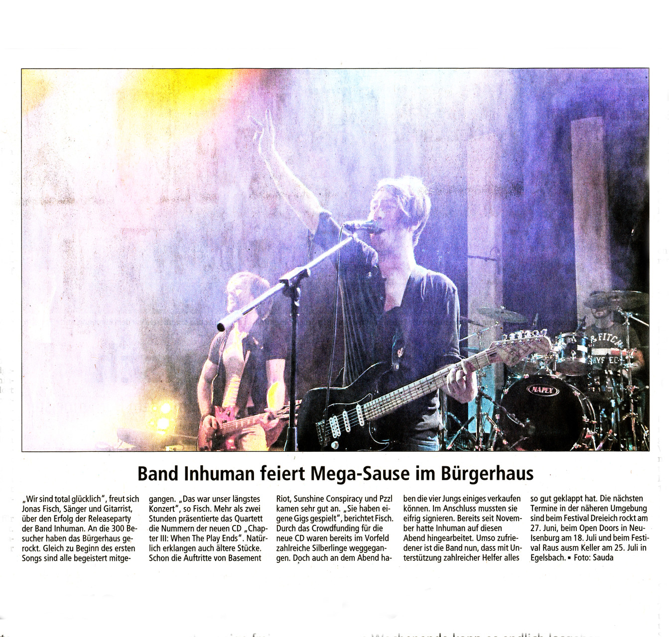 Offenbach Post, 13. Mai 2015