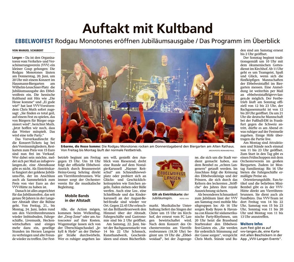 Offenbach Post, 18. Juni 2024