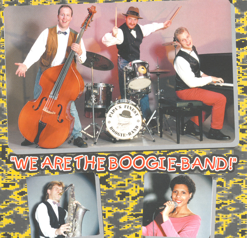 Innencover der CD "We Are The Boogie-Band!" (1994, mit Sängerin Clivia Christina)